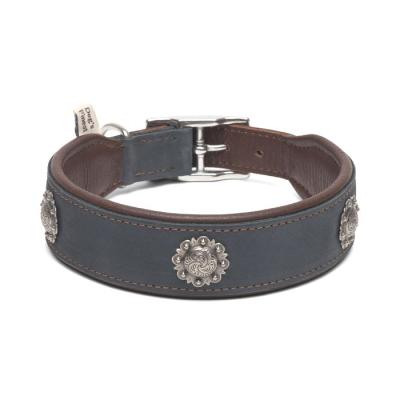 Halsband Sonnenfeuer blau/havanna 